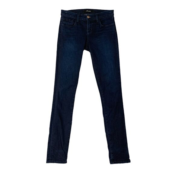 J Brand Jean Womens 24 Atmosphere Wash Denim Cotton Stretch Low Rise Skinny Leg - Picture 1 of 15